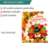 Wamika Happy Thanksgiving Day Turkey Garden Flag Pumpkin Sunflower Double Sided Flags 12" x 18" Maple Leaves Fall Autumn Harvest Rustic Small Gard...