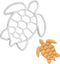 Sea Turtle cookie cutter, 1 piece - Bakerlogy...