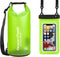 2 pieces Waterproof Dry Bag for Women and Men, 10L Roll Top Waterproof Backpack Sack with Waterproof Phone Case, for Hiking, Backpacking, Kayaking...