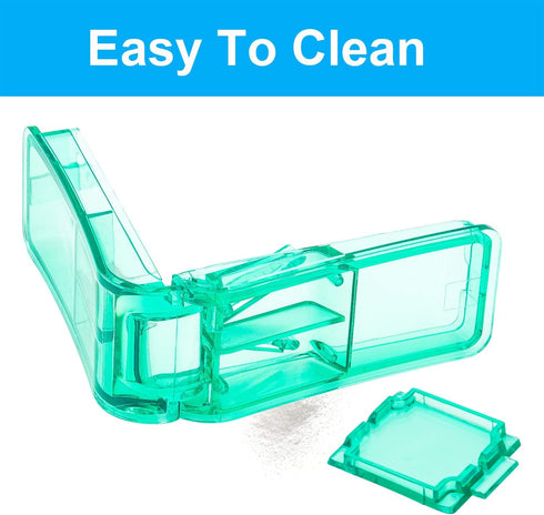 2PCS Pill Cutter, Professional Pill Splitter for Cutting Small Pills or Large Pills in Half...