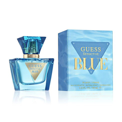 GUESS Seductive Blue Women/Femme Eau de Toilette Perfume Spray For Women, 1.0 Fl. Oz....