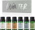Fragrance Oils, MitFlor Winter Essential Oils for Home Diffusers, Soap & Candle Making Scents, Premium Holiday Aromatherapy Gift Set, 6 x10ml-Wint...