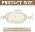 2 Pcs 11.8 x 20 Inch Large Macrame Fruit Hammock Under Cabinet Veggie Banana Hammock Hanging Fruit Basket Saves Counter Space for Kitchen Hand-wov...
