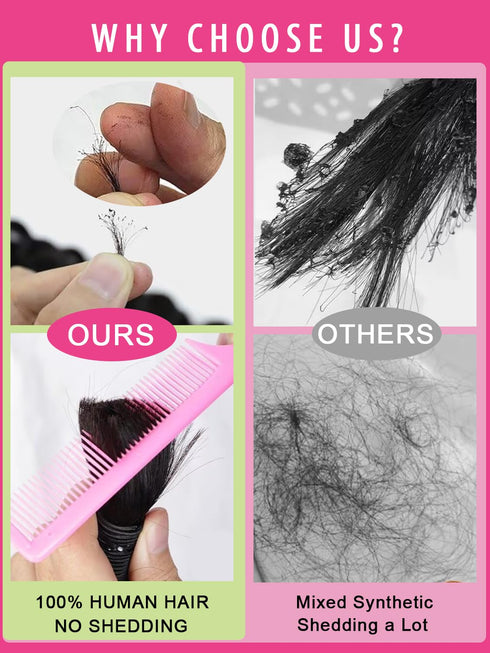 Human Braiding Hair 50g 1 Bundle 16 Inch Deep Wave Bulk Human Hair for Braiding No Weft Bundle 10A Brazilian Virgin Curly Human Hair Extensions fo...