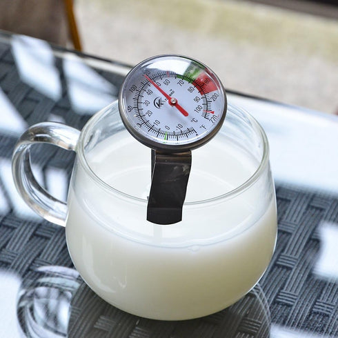 KT THERMO Instand Read 2-Inch Dial Thermometer,Best for The Coffee Drinks,Chocolate Milk Foam...