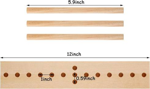 WILLBOND Bow Maker for Ribbon Wreath Wooden Maker Tool with U-Shaped Scissor and Twist Ties for Making Bows DIY Crafts Christmas Party Decorations...