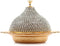 Alisveristime Coated Handmade Brass Sugar Chocolate Candy Bowl Serving Dish with Lid (Crystal) (Gold)...