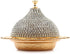 Alisveristime Coated Handmade Brass Sugar Chocolate Candy Bowl Serving Dish with Lid (Crystal) (Gold)...
