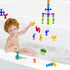 48 Piece Suction Cup Toys Construction Set - Silicone Building Blocks DIY Fun Bath Toys for Kids Ages 1-3, Toddler Travel Toys, Darts Sucker Toys ...