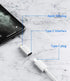 3Pack,USB C to Lightning Adapter,USB-C Female to Lightning Male Adapter,Lightning to USB C,USBC Charging Cable Charger Adaptor for Apple iPhone 12...