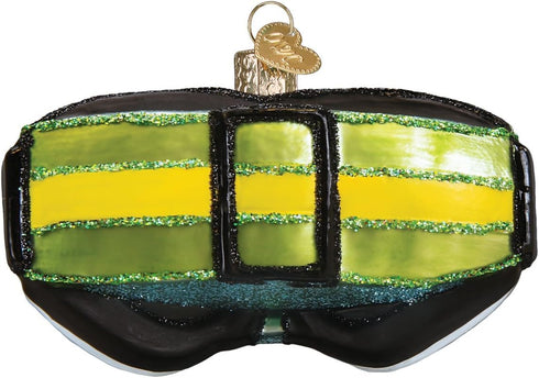 Old World Christmas 2020 Christmas Ornament Ski Goggles Glass Blown Ornament for Christmas Tree...