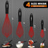 Walfos Whisk,Silicone Whisk Non Scratch Coated Whisk-Whisks for cooking set of 4 Nice for Blending Beating Stirring and Kitchen Cooking &Baking.BP...