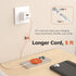 Magnetic Wireless Charger, 15W Wireless MagSafe Charger Compatible with iPhone 15/14/13/12 Series,AirPods,Samsung S24,Charging Pad with USB-C/A Co...