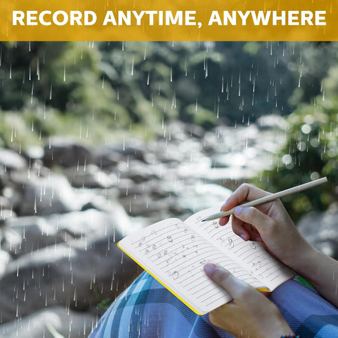 10 Pack Waterproof Pocket Notebook 3.5 x 5.5 Small Weatherproof Notepad Mini Field Notebook for Outdoor Activities Tactical Travel Recording Suppl...