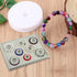 Bracelet Design Board Flocked Bead Board Bracelet Beading Jewelry Organizer Tray Design DIY Craft Tool (Bracelet Beading Board)...