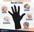 Copper Compression Full Finger Arthritis Gloves - Palm Grips - Touch Screen Fingertips - Compression Support for Carpal Tunnel, Pain Relief, Tendo...