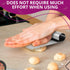 Bench Scraper Kitchen – Multipurpose Pastry Scraper Tool with Measuring Scale, Pizza & Bread Dough Cutter Tool, Stainless Steel Build – Rust-Resis...