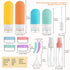 16 Pack Travel Bottles Set - TSA Approved Leak Proof Silicone Squeezable Containers for Toiletries, Conditioner, Shampoo, Lotion & Body Wash Acces...