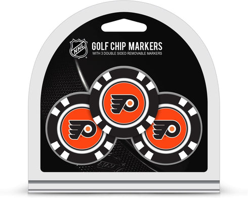 Team Golf NHL Poker Chip Size with Pop Out Smaller Double-Sided Enamel Markers...