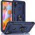 for Galaxy A11 Case, Military Grade Heavy Duty Armor Protection Phone Case Cover with HD Screen Protector Magnetic Ring Kickstand for Galaxy A11 (...
