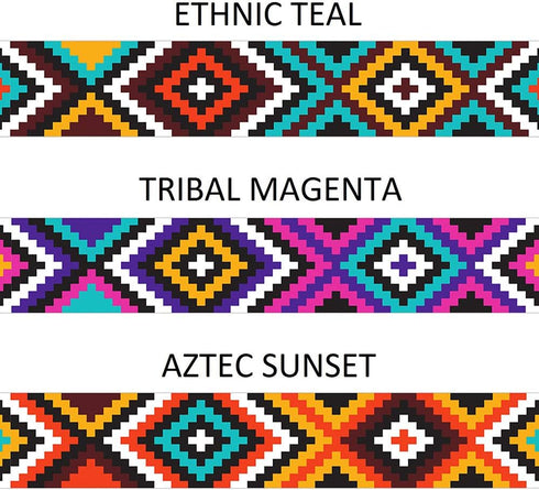 CollarDirect Aztec Dog Leash Nylon Tribal Pattern Cat Pet Leashes for Small Medium Large Dogs Puppy Lead 5 FT Long for Walking (Tribal Magenta, S)...
