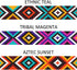 CollarDirect Aztec Dog Leash Nylon Tribal Pattern Cat Pet Leashes for Small Medium Large Dogs Puppy Lead 5 FT Long for Walking (Tribal Magenta, S)...