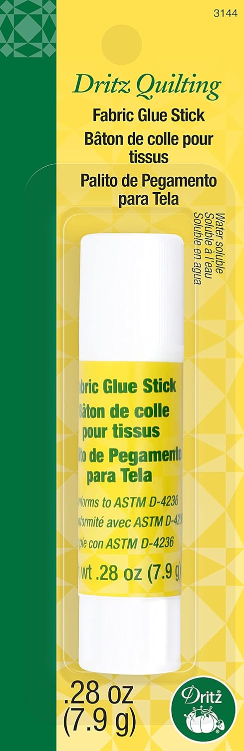 Dritz 3144 Fabric Glue Stick, 0.28-Ounce...