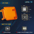 2PCS 3 Inch Pod Light Covers Amber LED Pods Cover Amber LED Light Bar 3x3 Square Work Lights Cube Covers Ditch Pods PC Lens Cover...