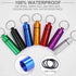 7 Pack Keychain Pill Holder, Premium Aluminum Alloy Pill Box 7 Day, Portable Pocket Small Pill Case, Metal Mini Travel Pill Organizer for Outdoor ...