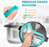 Premium Silicone Sealing Ring 3-Pack for InstantPot 8Qt - Dishwasher Safe Food-Grade Replacement Gasket, Compatible with 8Qt IP-DUO80/IP-LUX80/Ult...