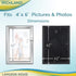 Langdon House 4x6 Silver Picture Frame - Distinguished Edging for Classic Style - Richland Collection...