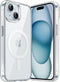 JETech Magnetic Case for iPhone 15 Plus 6.7-Inch Compatible with MagSafe Wireless Charging, Shockproof Phone Bumper Cover, Anti-Scratch Clear Back...
