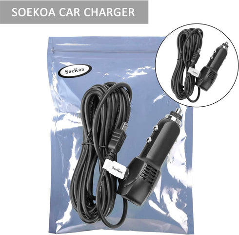 Dash Cam Charger Mini USB, Car Charger with USB Port Compatible with APEMAN, Rexing, Byakov, AKASO, Crosstour, Trekpow, Pruveeo, OldShark, Garmin ...
