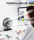 JZCreater Desk Fan, USB Desk Fan, 3 Speeds with Strong Airflow, 4.9 Inch Quiet Small Portable Table Fan, 360° Rotate Personal Cooling Fan For Bedr...