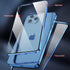 Privacy Magnetic Case for iPhone 12/12 Pro, Anti peep Magnetic Adsorption Cover Front & Back Tempered Glass Full Screen Covered, Privacy Screen Pr...