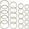 70pcs Round Earring Circle Earrings Beading Hoop Earring Finding Round Beading Hoop Earrings Bulk Earrings Pendant for DIY Craft,Earring Necklace,...