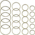 70pcs Round Earring Circle Earrings Beading Hoop Earring Finding Round Beading Hoop Earrings Bulk Earrings Pendant for DIY Craft,Earring Necklace,...