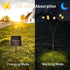 8 Modes Firefly Garden Lights Solar Outdoor - Waterproof Fairy Lights with 1200mAH Solar Panels - LED Swaying Crystal Globe for Yard Decorations, ...