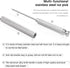 Ice Picks Aluminium Alloy Handle Stainless Steel Knife With Safety Cover Ice Tool Kitchen Tool for Restaurant Bar Home...