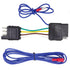 Trailer Adapter 4 Pole to 5 Pole Flat Wiring for Boat & Utility Trailers Vehicle End 4 Way to 5 Way Conversion...