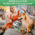 Dog Soccer Balls Toy with Bell Inside, Outdoor Interactive Dog Toys for Tug of War, Puppy Birthday Gifts, Dog Water Toy, Durable Ropes Squeaky Soc...