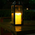 Outdoor Waterproof Flameless LED Pillar Candle with Timer Battery Operated Plastic Flickering Decorative Fake Candle Light for Home Kitchen Hallow...