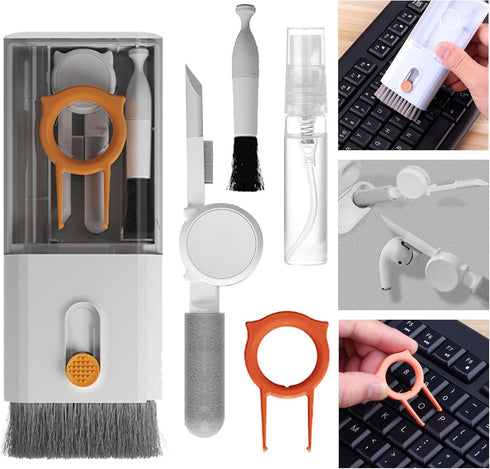 10 in 1 Electronic Cleaner kit, Laptop Keyboard Cleaner Cleaning, Electronics Screen Cleaner Repair Tool, Earbud Cleaner Pen Electronic Cleaner fo...