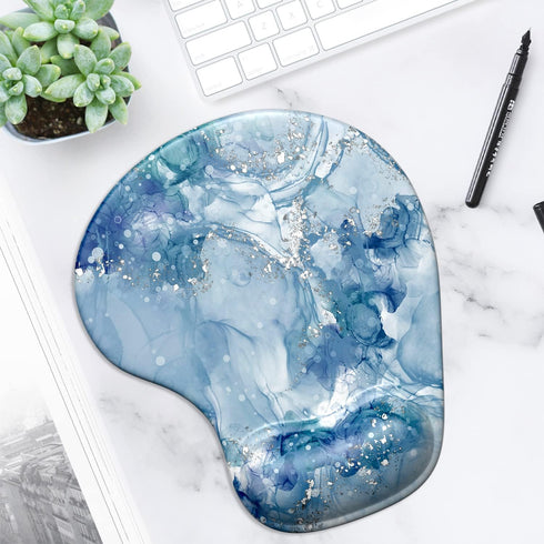 ITNRSIIET Mouse Pad, Mouse Pad Wrist Support Mousepad with Wrist Rest, Mouse Pads for Wireless Mouse Ergonomic Cute Desk Decor Desk Accessories, N...