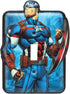 Marvel Captain America Embossed Metal Light Switch Plate - Captain America Switch Plate Decoration for Bedroom or Man Cave...