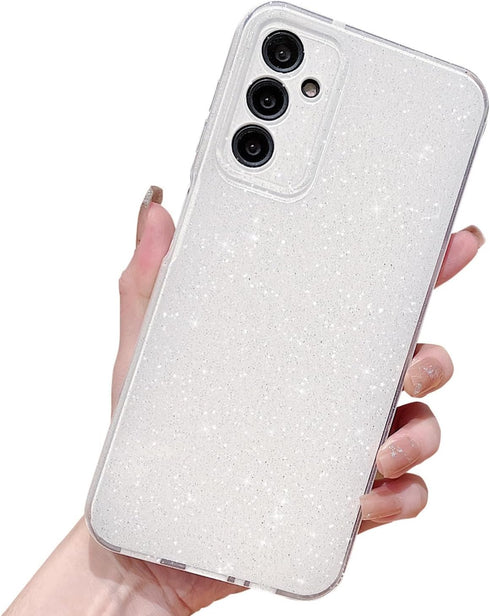 MINSCOSE Compatible with Samsung Galaxy A14 5G Case,Cute Bling Glitter Thin Slim Shockproof TPU Sparkly Cover for Women Girl for Galaxy A14 6.6 IN...