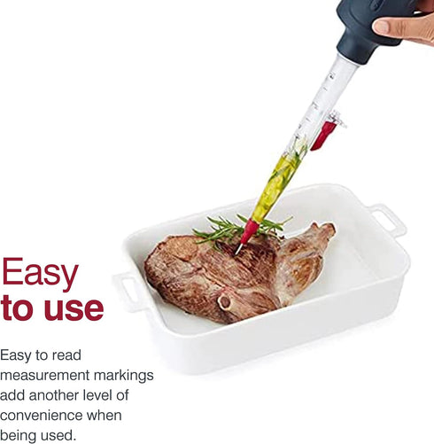 Zyliss 2-in-1 Baster & Infuser - Dishwasher-Safe, Stainless Steel Marinade Injector & Baster for Cooking - Medium...