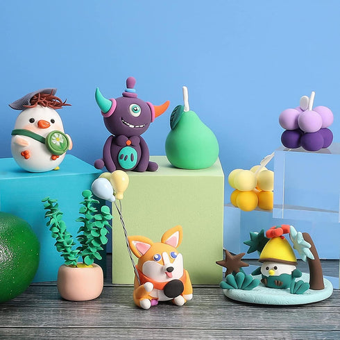 CiaraQ Modeling Clay Kit - 36 Colors Air Dry Ultra Light Clay, Safe & Non-Toxic, Great for Kids...