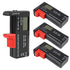4PACK Battery Tester, Universal Battery Checker Small Battery Testers for AAA AA C D 9V 1.5V Button Cell Household Batteries ?Model?BT-168 PRO?...