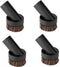 Lamoutor 4Pcs Soft Bristle Vacuum Brush Round Brush Vacuum Attachment Universal Vacuum Dust Brush for Most Vacuum Cleaners Accessories...